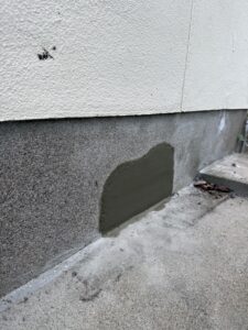 基礎クラック施工後2