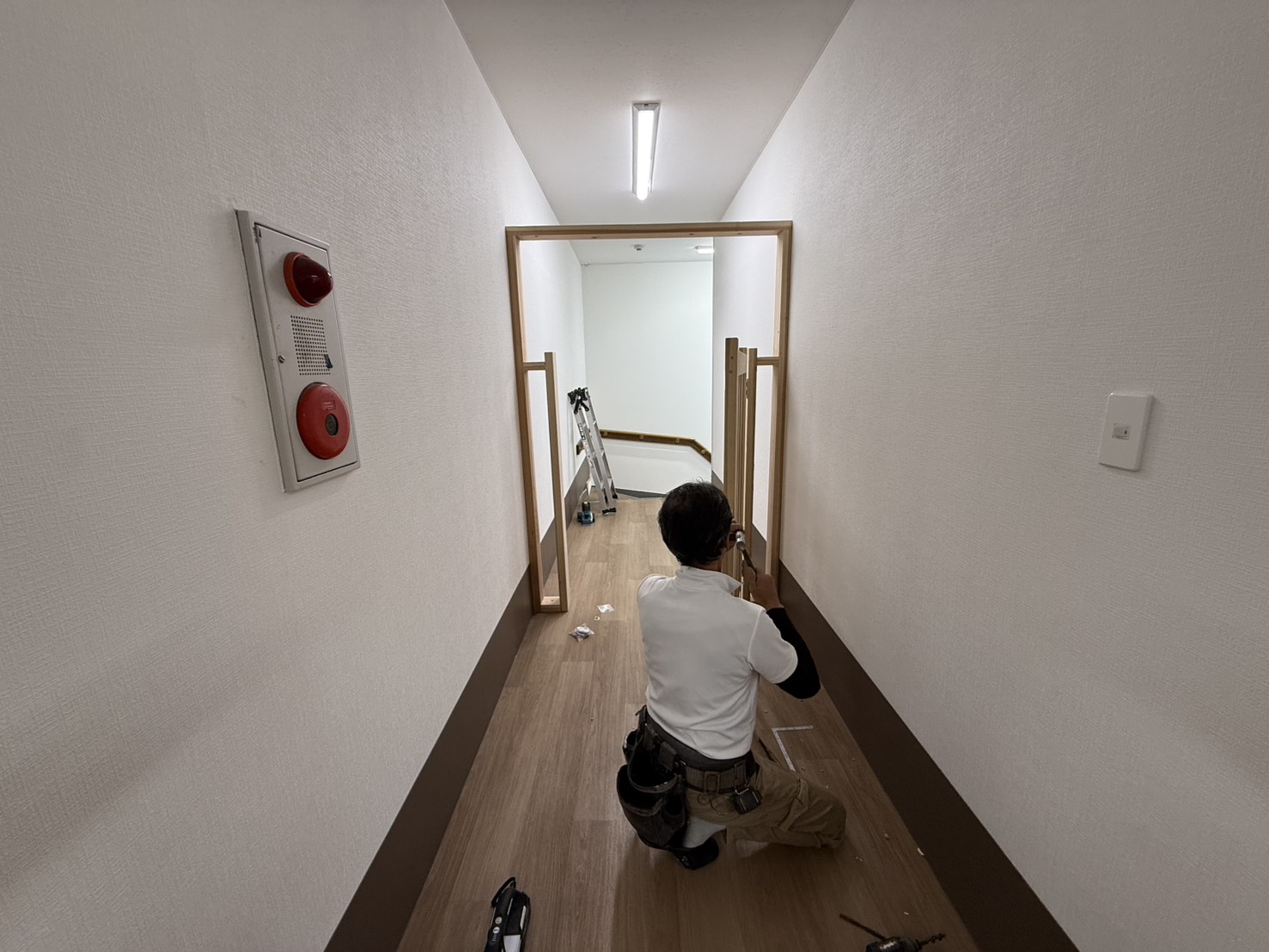 施工途中